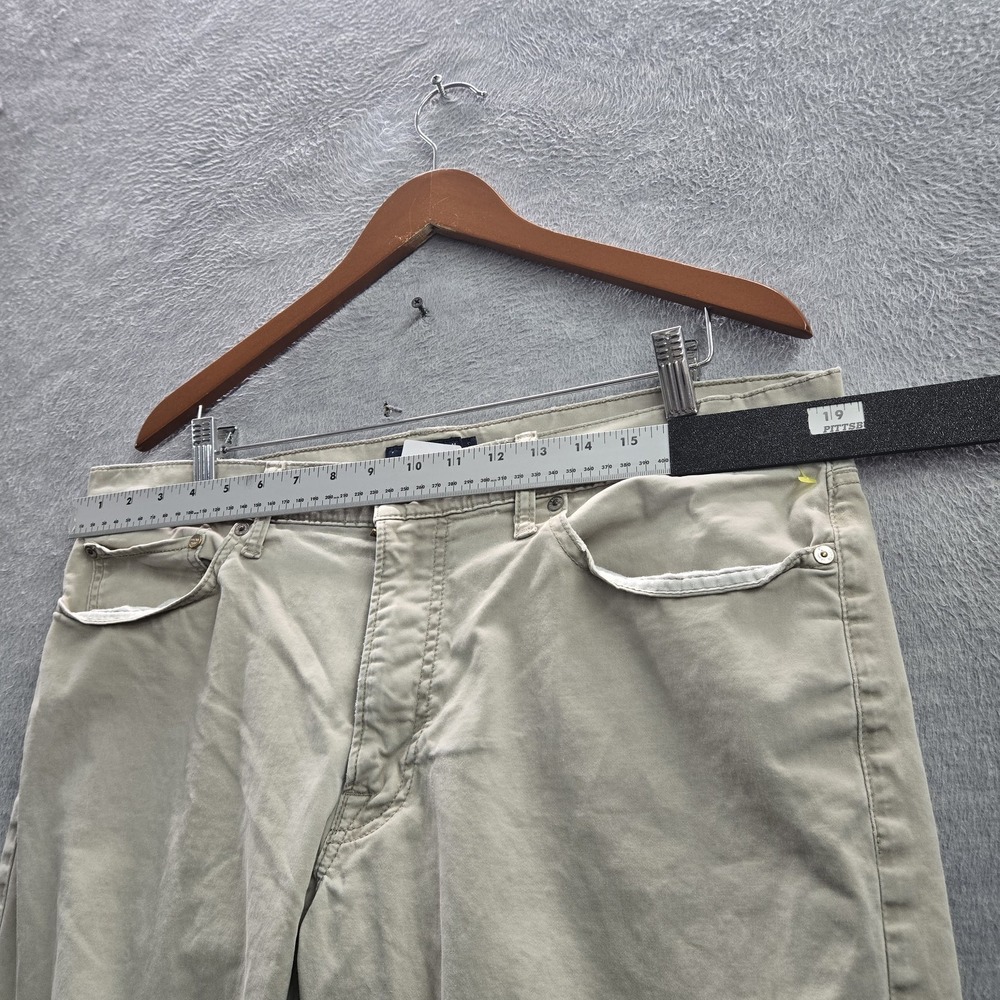 Lucky Brand Men Pants 36X32 Khaki Chino 121 Heritage Slim Button 30" Inseam - Picture 8 of 14